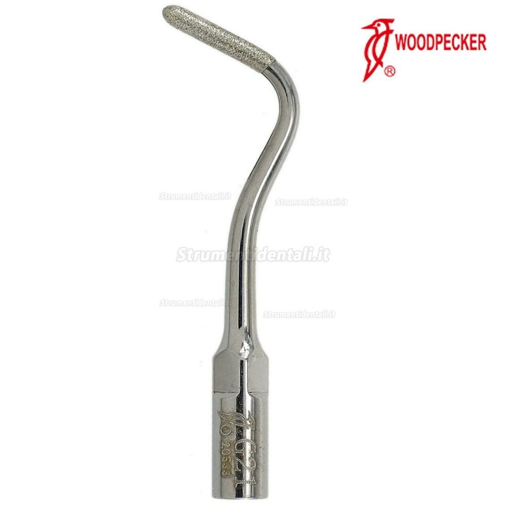 5 Pz Woodpecker Inserti piezo /punte per ablatore G21 compatibile con EMS PIEZON (polacco dentinale rivestito di diamante)