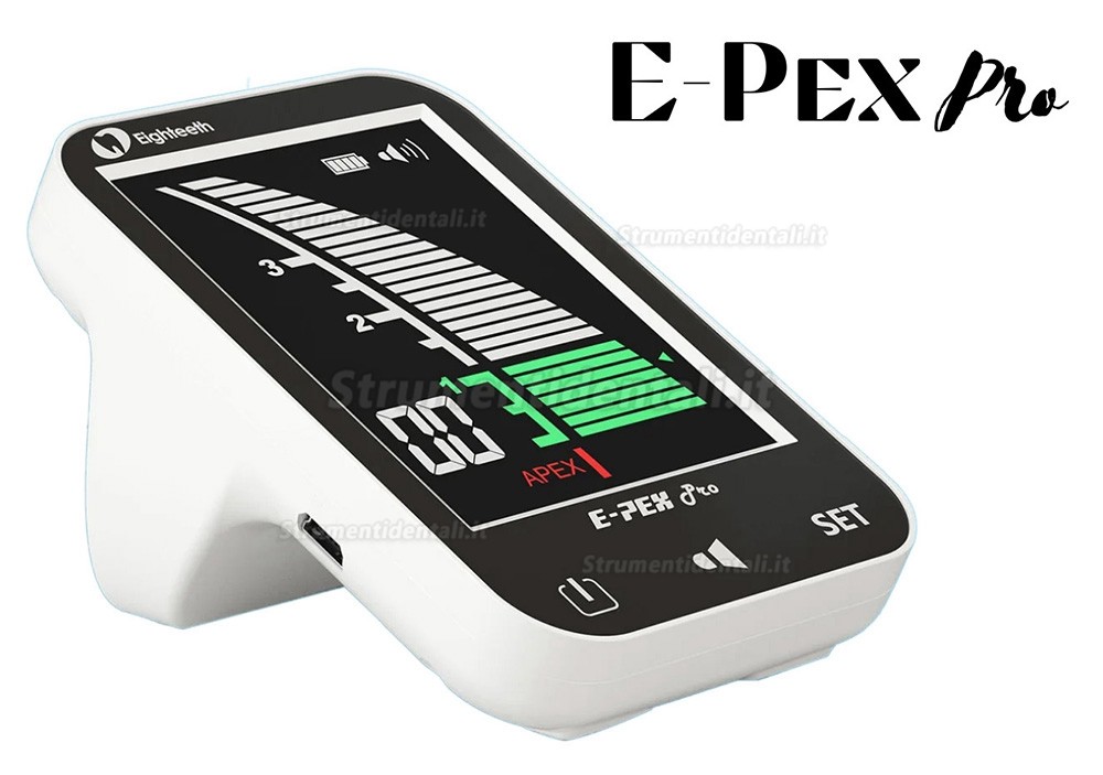 Eighteeth E-Pex Pro Rilevatore apicale odontoiatrici (Compatibile con E-connect PRO) Eighteeth E-Pex Pro Rilevatore apicale odontoiatrici (Compatibile con E-connect PRO)