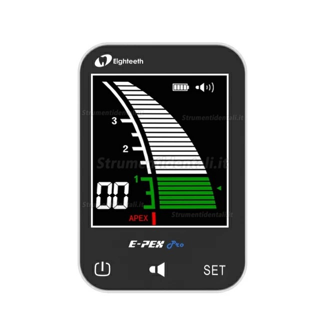 Eighteeth E-Pex Pro Rilevatore apicale odontoiatrici (Compatibile con E-connect PRO) Eighteeth E-Pex Pro Rilevatore apicale odontoiatrici (Compatibile con E-connect PRO)