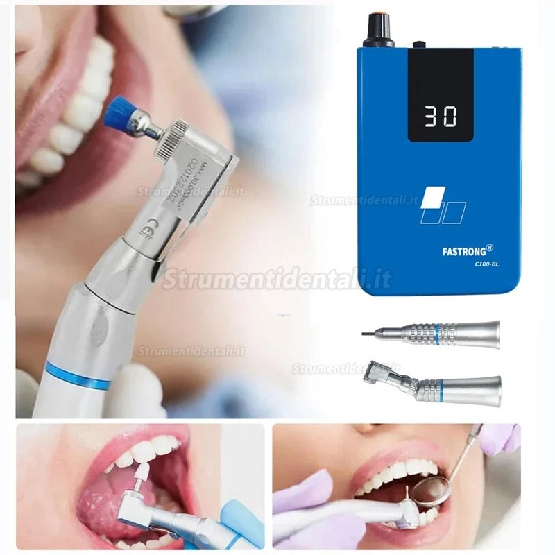 Fastrong C100-BL Micromotore dentale portatile per laboratorio odontotecnico Fastrong C100-BL Micromotore dentale portatile per laboratorio odontotecnico