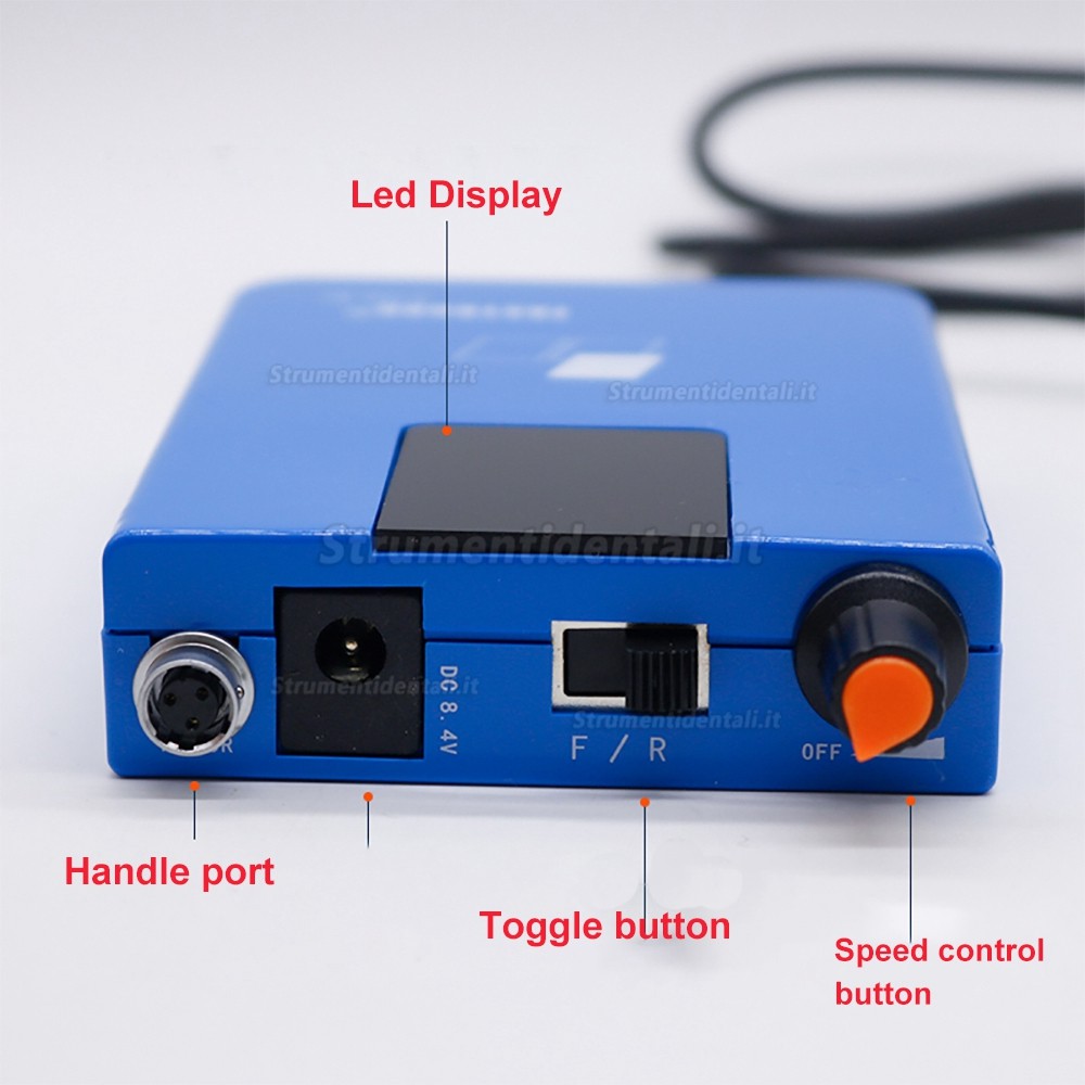 Fastrong C100-BL Micromotore dentale portatile per laboratorio odontotecnico Fastrong C100-BL Micromotore dentale portatile per laboratorio odontotecnico