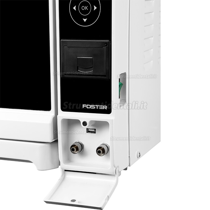 Fomos Foster 8/12L Autoclave Sterilizzatore a vapore Classe B con stampante Fomos Foster 8/12L Autoclave Sterilizzatore a vapore Classe B con stampante