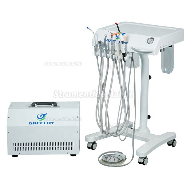 GREELOY® GU-P302 Portastrumenti per unità odontoiatriche + GU-P300 compressore d'aria