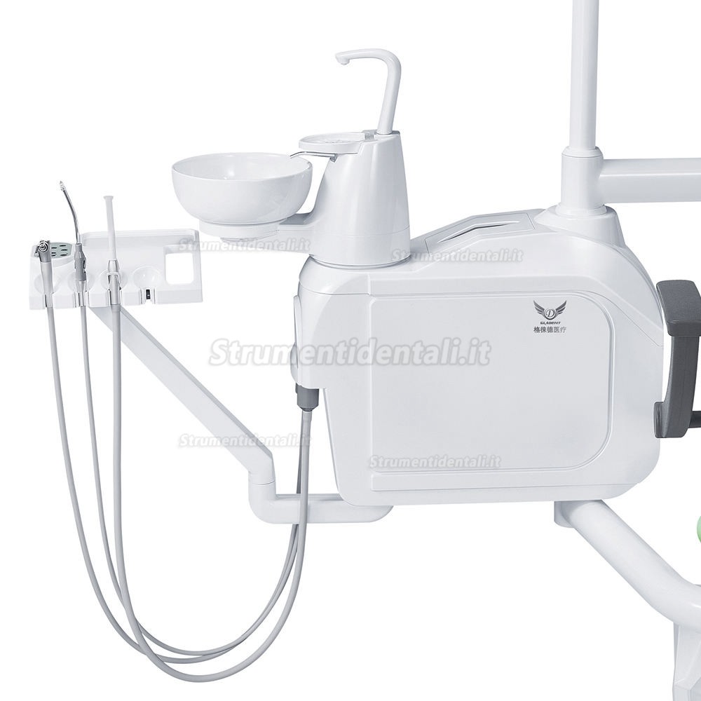 Gladent® GD-S200 Poltrona dentista con sputacchiera girevole in ceramica