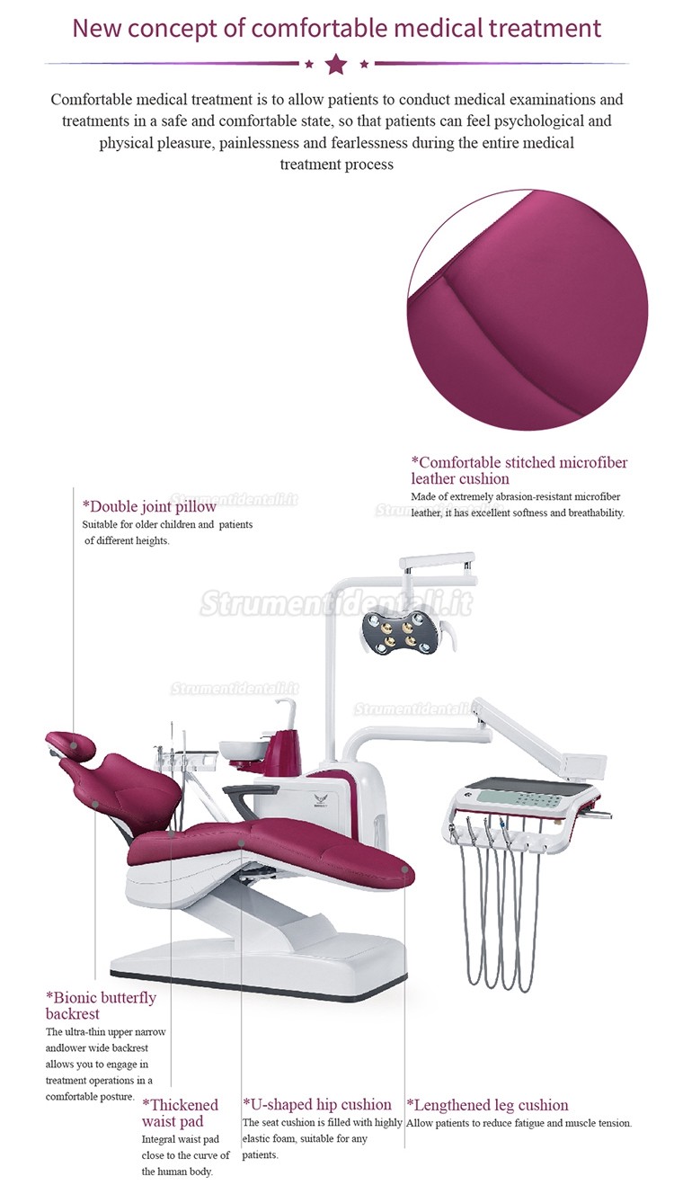 Poltrona odontoiatrica integrata classica / Riuniti di trattamento odontoiatrico Gladent® GD-S300