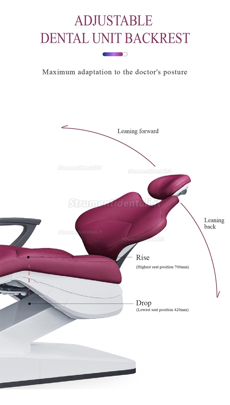 Poltrona odontoiatrica integrata classica / Riuniti di trattamento odontoiatrico Gladent® GD-S300