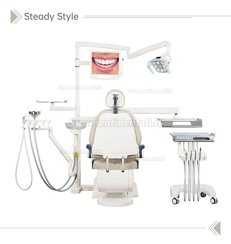 Poltrona per impianti dentali integrali Gladent® GD-S350 per studio dentistico