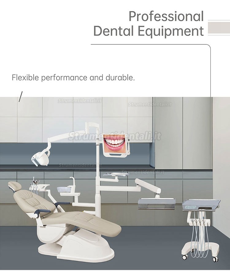 Poltrona per impianti dentali integrali Gladent® GD-S350 per studio dentistico
