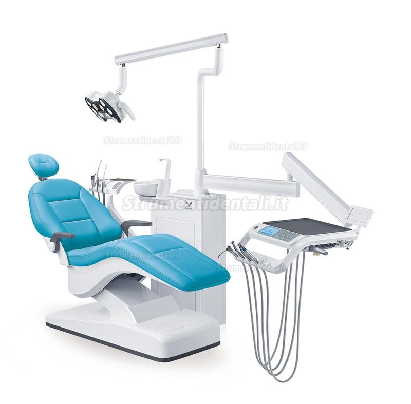 Gladent® GD-S450 Poltrona odontoiatrica integrale con scatola per unità fissa a pavimento