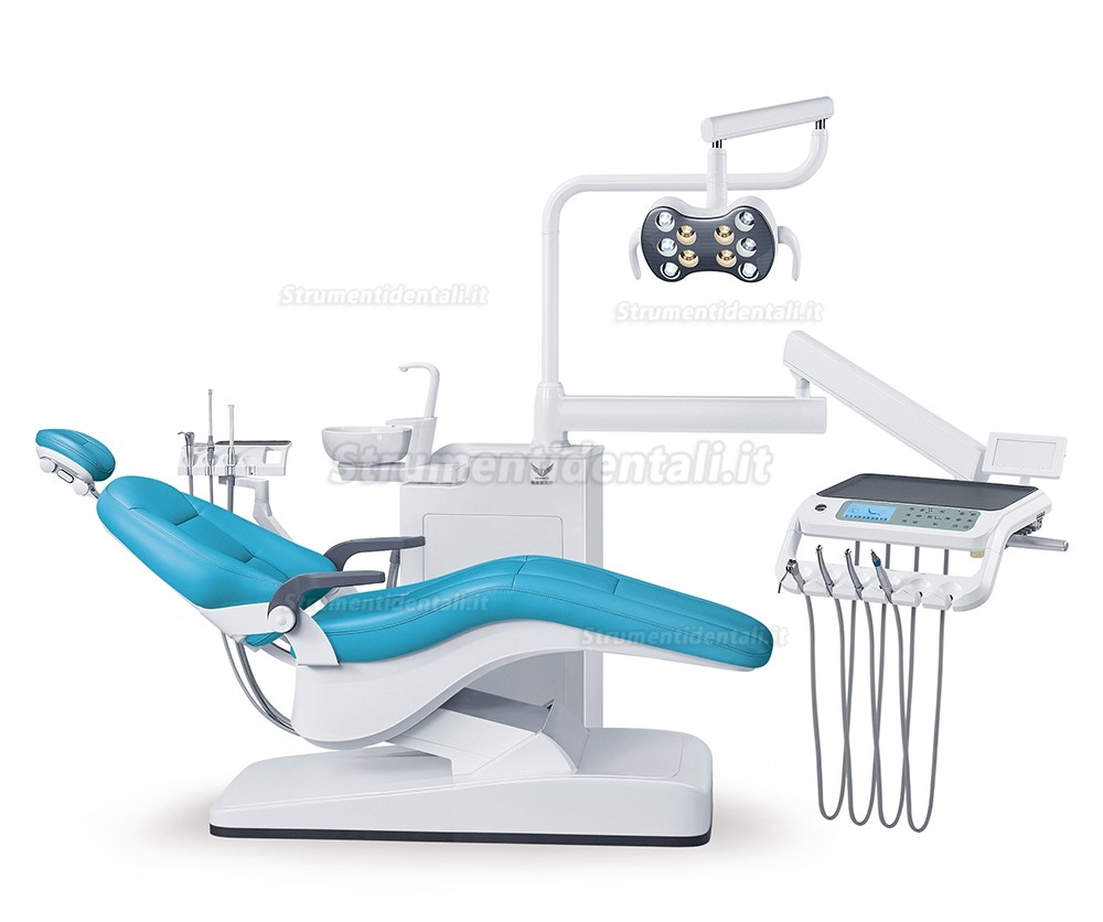 Gladent® GD-S450 Poltrona odontoiatrica integrale con scatola per unità fissa a pavimento