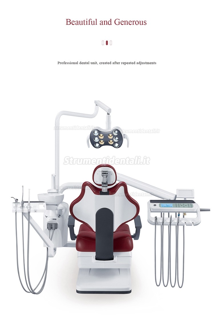 Sistema di unità odontoiatriche idrauliche / riunito odontoiatrico integrato Gladent® GD-S600 (stile continental)