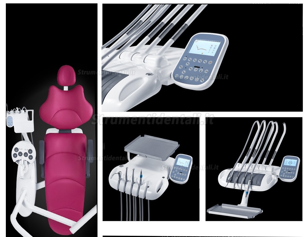 Sistema di unità odontoiatriche idrauliche / riunito odontoiatrico integrato Gladent® GD-S600 (stile continental)