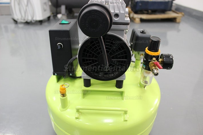 Greeloy® GA-61 24 litri compressore silenziato odontoiatrico senza olio