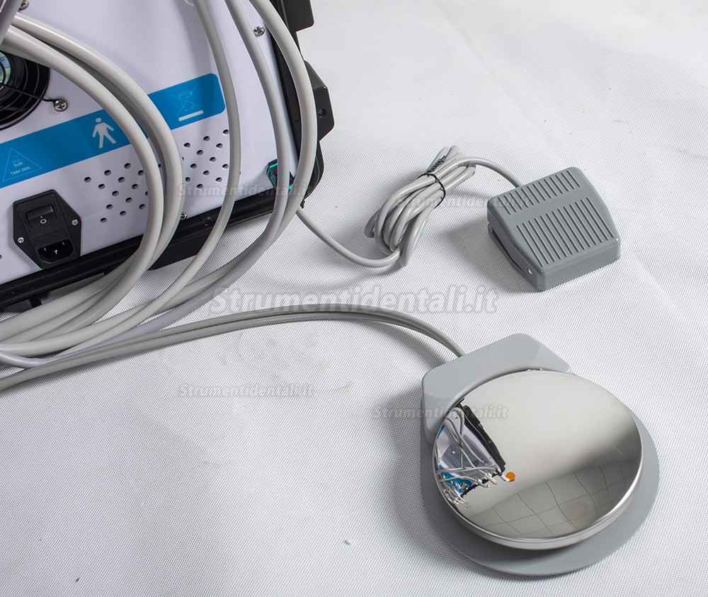 Greeloy® GU-P208 Riunito portatile per dentisti + Micromotore elettrico + Lampade per fotopolimerizzazione + Ablatorio