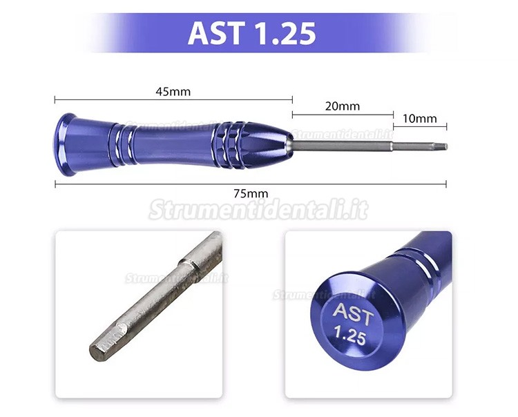 10 pezzi/kit Kit Cacciavite universale per impianti dentali, Strumento per impianti dentali
