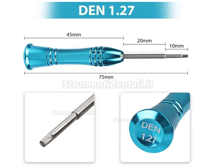 10 pezzi/kit Kit Cacciavite universale per impianti dentali, Strumento per impianti dentali