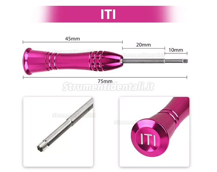10 pezzi/kit Kit Cacciavite universale per impianti dentali, Strumento per impianti dentali