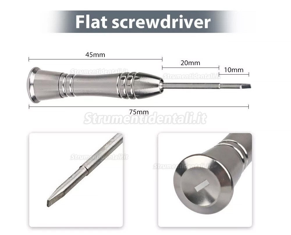 10 pezzi/kit Kit Cacciavite universale per impianti dentali, Strumento per impianti dentali