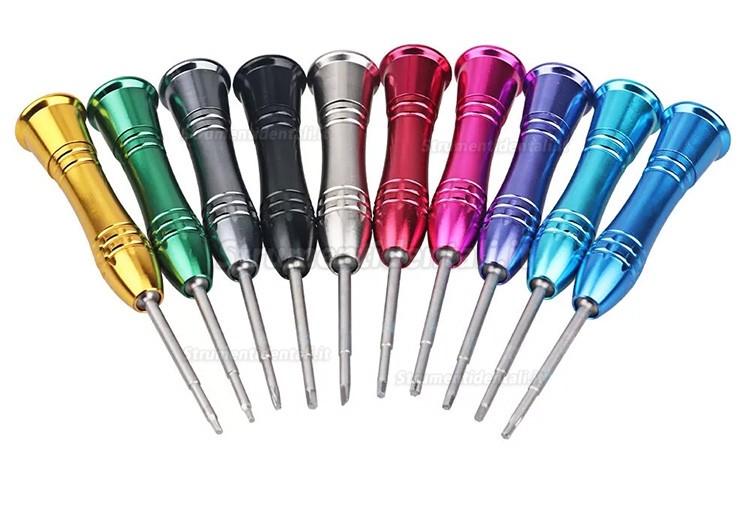 10 pezzi/kit Kit Cacciavite universale per impianti dentali, Strumento per impianti dentali