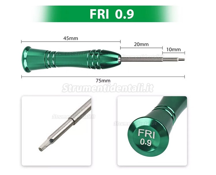 10 pezzi/kit Kit Cacciavite universale per impianti dentali, Strumento per impianti dentali