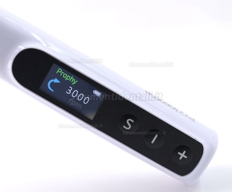 Manipolo per profilassi elettrica dentale Girevole a 360° + 2 angoli per profilassi Manipolo per profilassi elettrica dentale Girevole a 360° + 2 angoli per profilassi