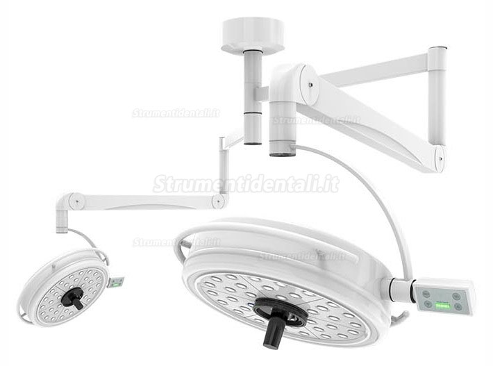 KWS KD-2072B-2 216W Lampada a Due Teste a Led a Soffitto Per Esami Chirurgici Senza Ombra