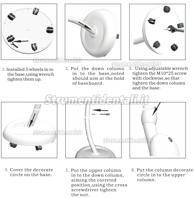 Saab® KY-M212A Lampada LED per sbiancare i denti