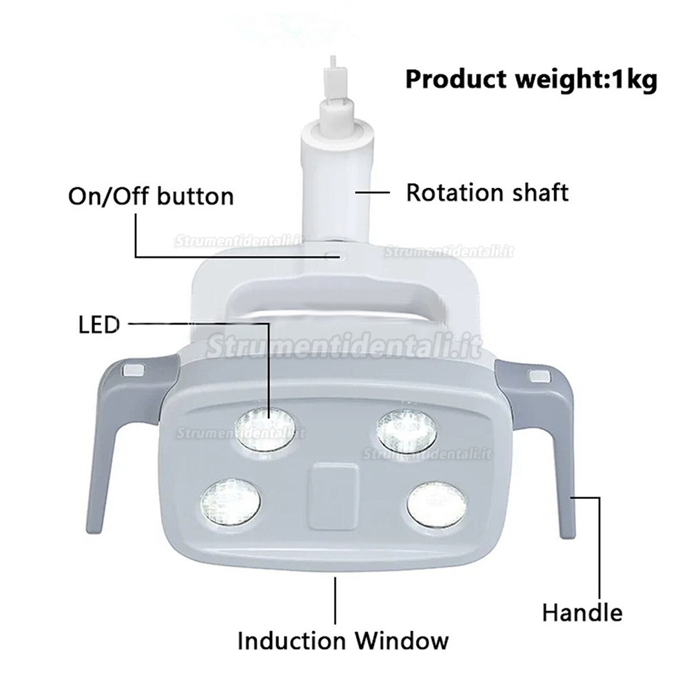 KY KY-P152 Lampada led per riunito odontoiatrico con interruttore a sensore (22mm 4 LED) KY KY-P152 Lampada led per riunito odontoiatrico con interruttore a sensore (22mm 4 LED)