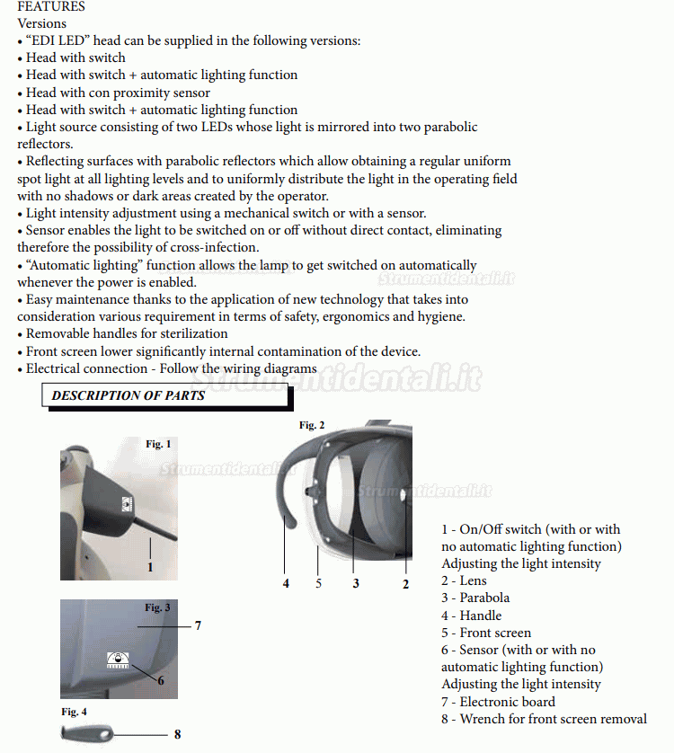 TPC L690-LED LED Dental Operatory Light Surgical Lights (Ceiling Mount)