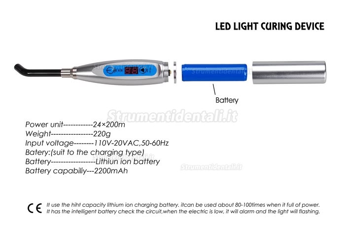 LY® Lampade per fotopolimerizzazione senza fili 1500mw