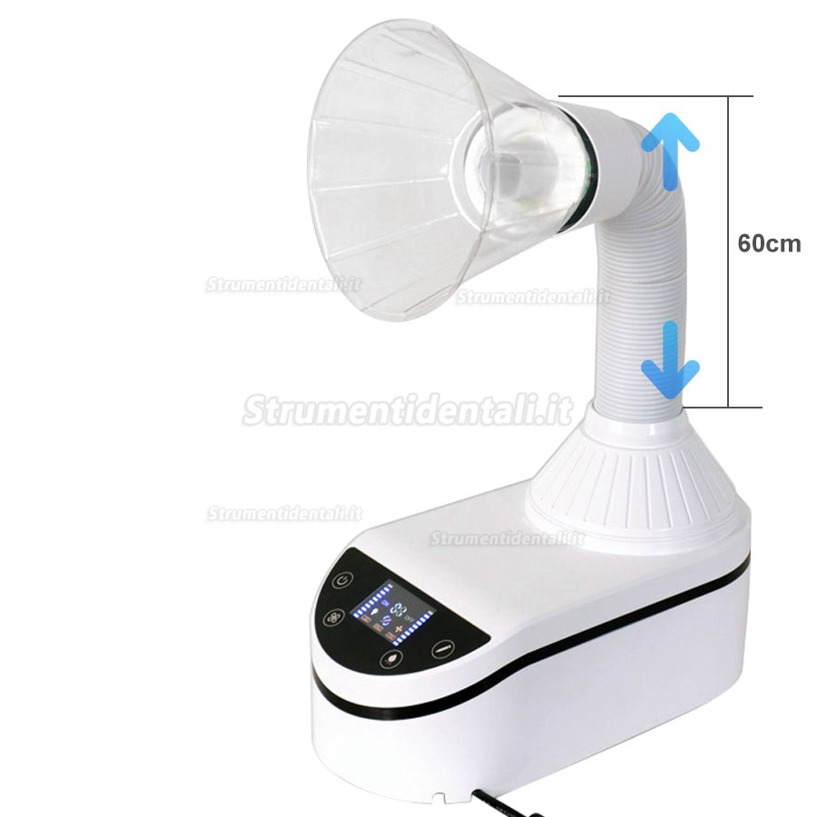 Aspiratore per apparecchiature da laboratorio odontotecnico e fresatrici dentali (230W con lampada LED)