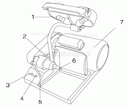 LZ motore ad alta velocità per laboratorio dentale