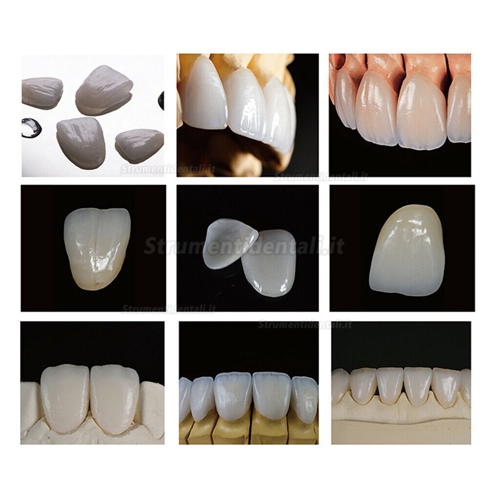 5 pezzi blocchetti disilicato di litio B40 HT/LT E-max dentale per sistema sirona