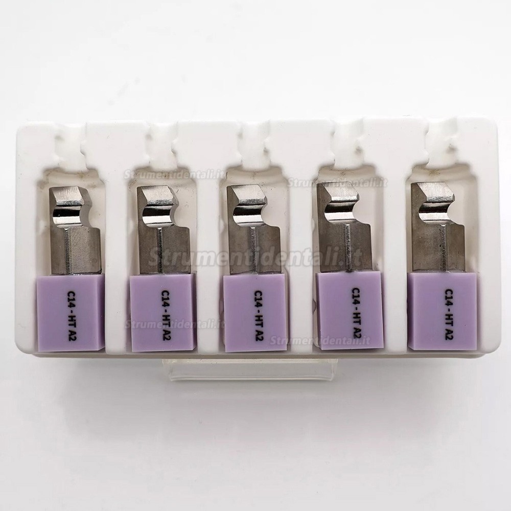 5 pezzi Blocchetti disilicato di litio C14 Emax CAD/CAM per Planmeca 5 pezzi Blocchetti disilicato di litio C14 Emax CAD/CAM per Planmeca