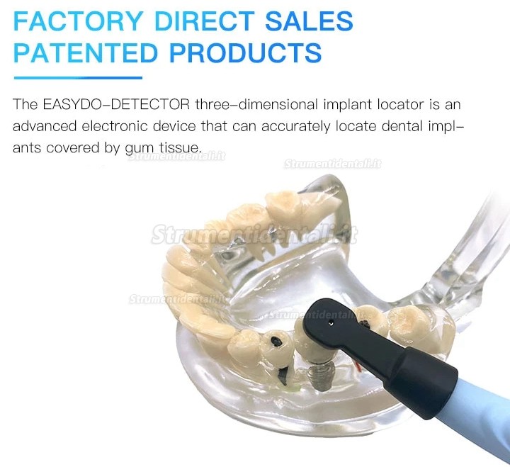 Kit localizzatore di impianti dentali localizzatore implantare rilevatore di impianti