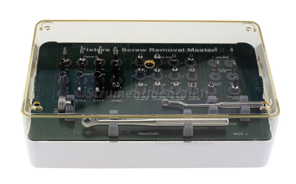 Kit rimozione & fisso impianto, Rimozione della guida di perforazione MCT FSRK-02 Kit rimozione & fisso impianto, Rimozione della guida di perforazione MCT FSRK-02