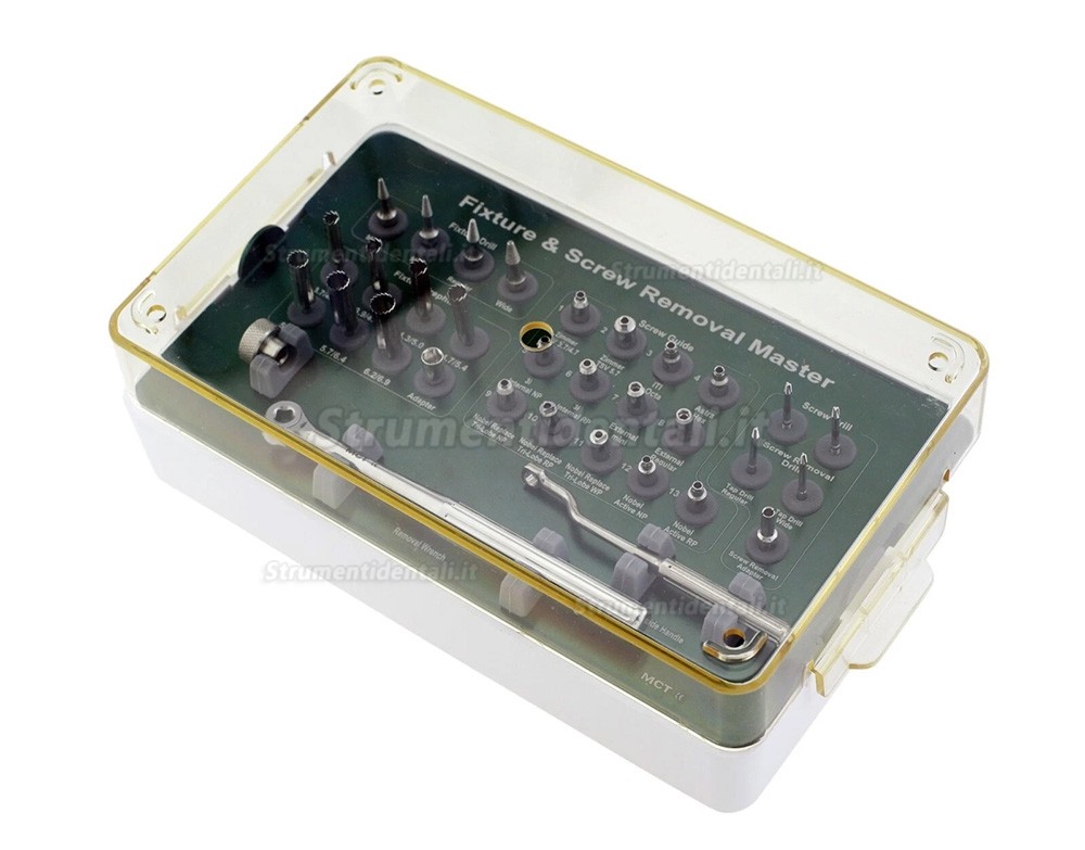 Kit rimozione & fisso impianto, Rimozione della guida di perforazione MCT FSRK-02 Kit rimozione & fisso impianto, Rimozione della guida di perforazione MCT FSRK-02