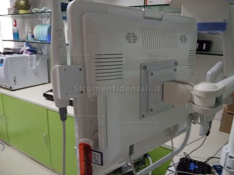 Sistema di Telecamere Intraorale Cablato da 15 Pollici con Monitor Dentale VGA+VIDEO Porta con Supportore LCD MD1500