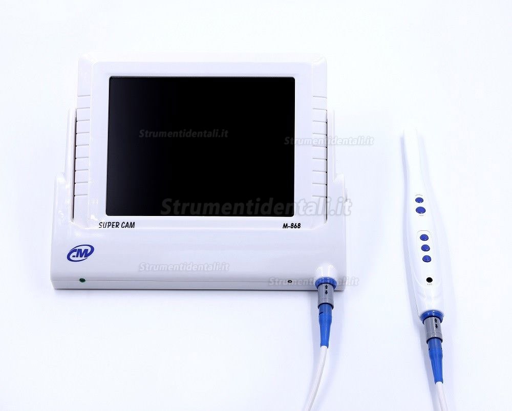 Dentale Cablato Telecamera Intraorale CF-988A WI-FI con Display LCD da 8 Pollici Telecamera M-868