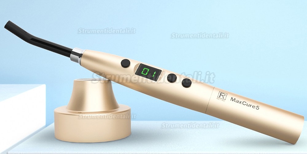 Refine MaxCure5 Dentale LED Lampada Fotopolimerizzazione 1800mw