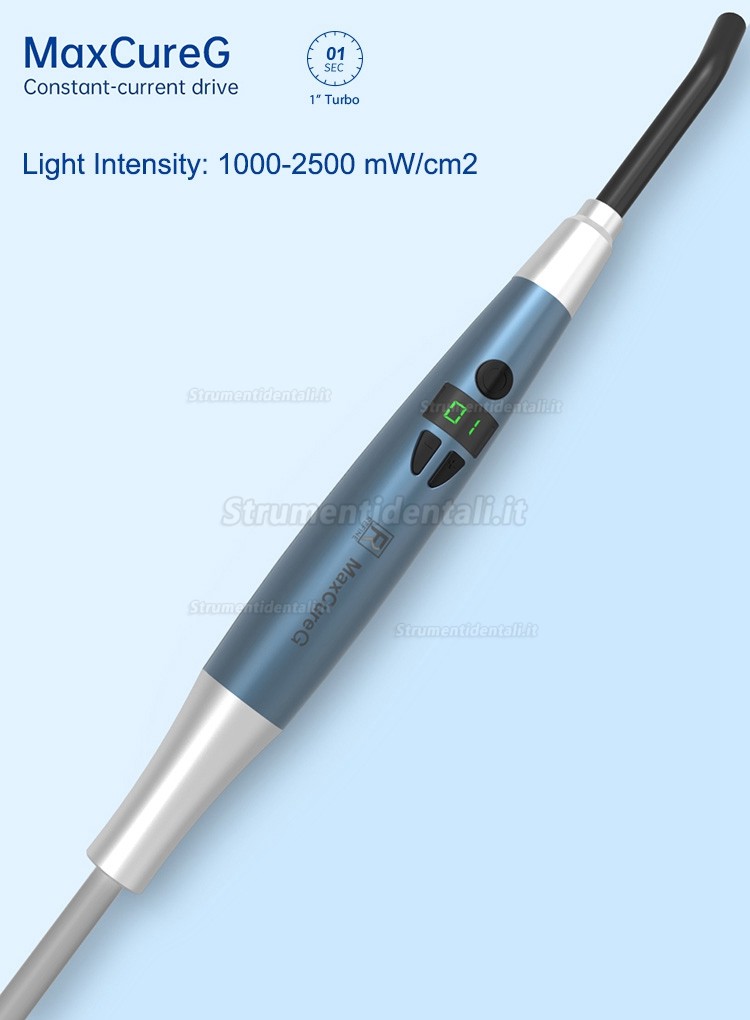 Refine® MaxCureG ampio spettro lampada polimerizzante odontoiatrica (1000-2500mW/cm2)
