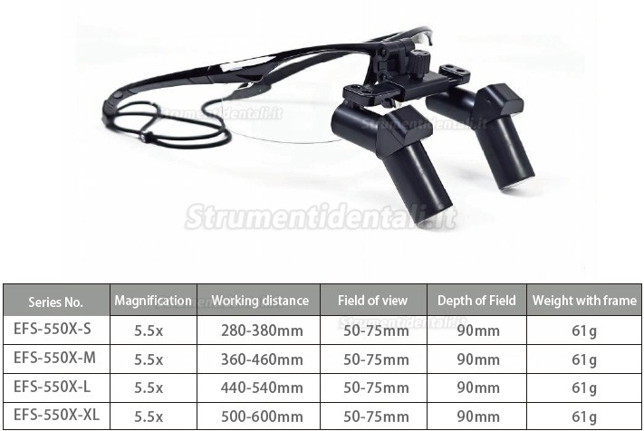 Micare EFM-650X 6.5X Occhiali ingrandenti ergonomiche odontoiatria,Occhiali ergo ingrandimento tipo flip-up Micare EFM-650X 6.5X Occhiali ingrandenti ergonomiche odontoiatria,Occhiali ergo ingrandimento tipo flip-up
