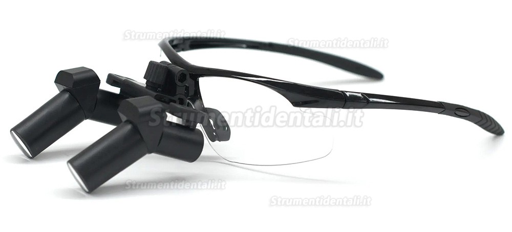 Micare EFM-650X 6.5X Occhiali ingrandenti ergonomiche odontoiatria,Occhiali ergo ingrandimento tipo flip-up