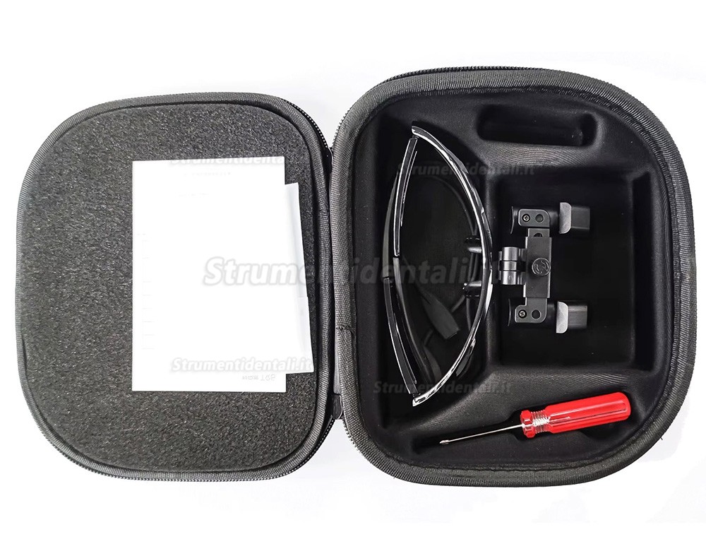 Micare ENM-650X 6.5X Occhiali ingrandenti ergo odontoiatria, Occhiali dentista tipo TTL