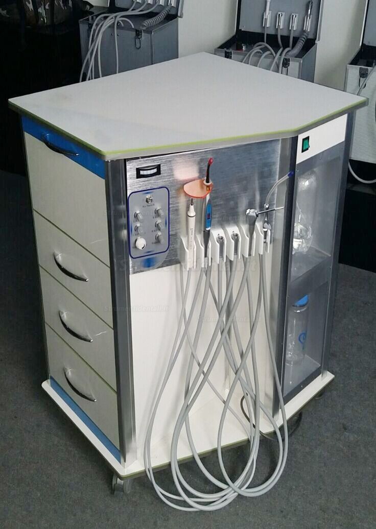 Migliori unità dentali portatili multifunzione + Compressore d'aria + armadio + cassetto 4 / 2H Migliori unità dentali portatili multifunzione + Compressore d'aria + armadio + cassetto 4 / 2H