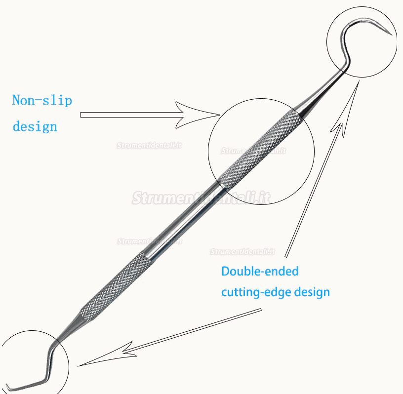 6pz/kit specchietto da dentista e sonda in acciaio inossidabile