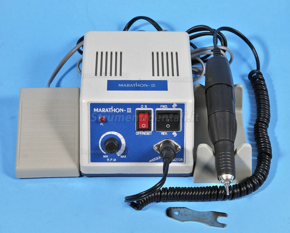 Marathon Micromotore N3 S05 + 10 pz Frese Carburo di tungsteno turbina