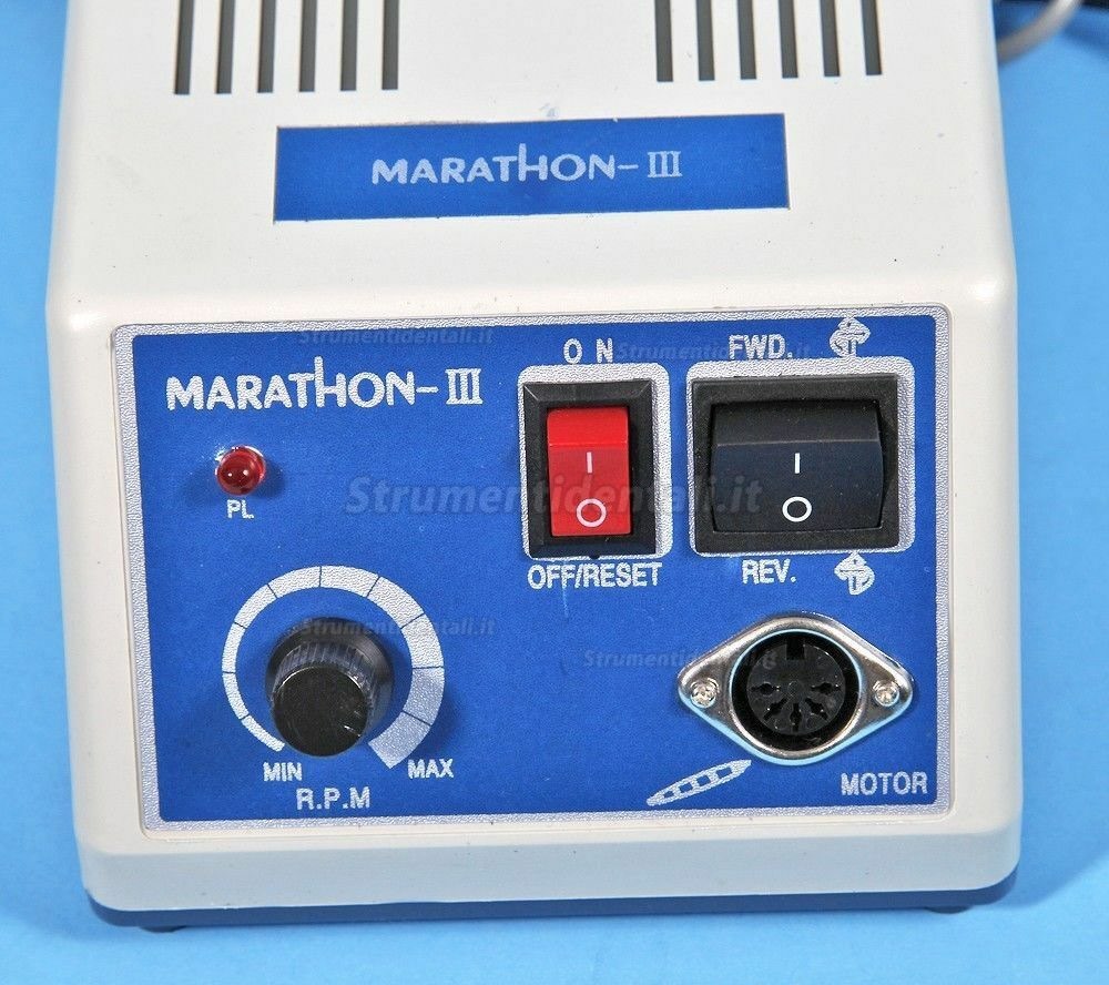 Marathon Micromotore N3 S05 + 10 pz Frese Carburo di tungsteno turbina