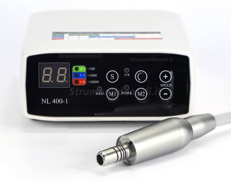 Westcode NL400-I Micromotore elettrico brushless odontoiatrico con spruzzo d'acqua interno et luce led