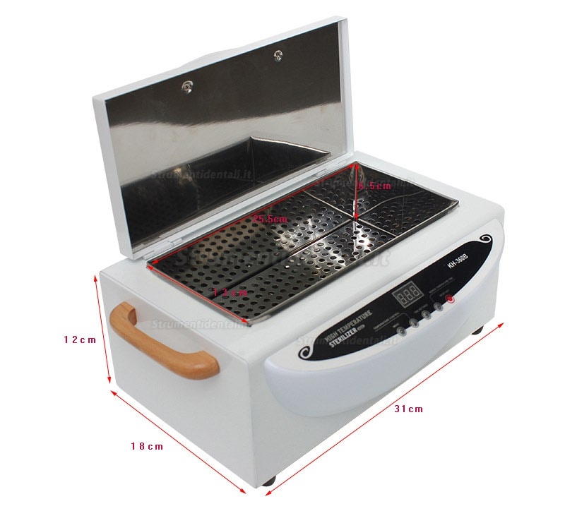 Sterilizzatore Dentale a Calore Secco Nova®Kh-360B, Tatuaggio Medico Veterinario con Controllo Display Digitale Sterilizzatore Dentale a Calore Secco Nova®Kh-360B, Tatuaggio Medico Veterinario con Controllo Display Digitale
